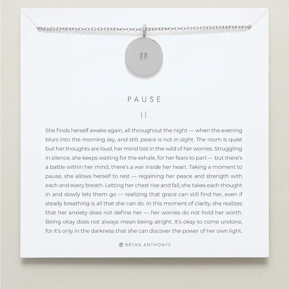 Pause Necklace - Picture 1 of 2